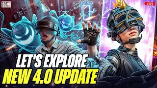 LET'S EXPLORE BGMI NEW 4.0 UPDATE !! BGMI LIVE With LEX ! #bgmilive #bgmi #newupdate