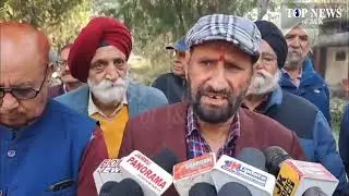 All J&K RTC VRS Employees protest for their long pending demand.