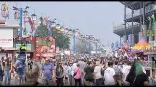 Rides, animals, and foods at the Wisconsin State Fair opening day