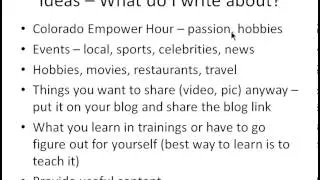 Team Training: 8 Core Commitments and Basic Blog Writing