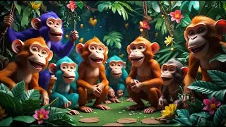 The Monkey&rsquo;s Wedding | Funny Animal Rhyme for Kids | Jungle Song | Rhyme Land