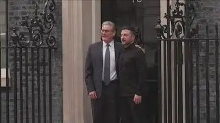 British prime minister welcomes Ukrainian president to London