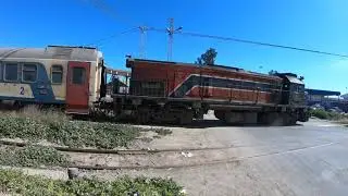 #SNCFT #Train Departure from #Sfax to #Gabes at #NKP #rail #cross
