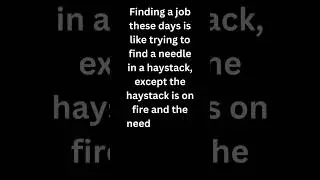 Finding a job #inflation #workproblems