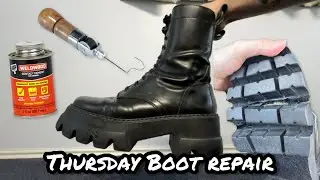 Thursday Boot Dynasty Repair at Home | going in the garbage if it breaks