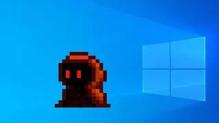 Coding my game character to walk on your desktop (Easter egg)