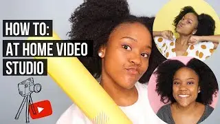 How to Create A Home YouTube Studio with Seamless Paper Backdrops