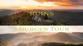 #MFOT RUINEN - 3 Burgen Tour (Wegelnburg, Hohenbourg, Chat&ecirc;u de Loewenstein)