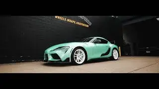 Supra Wrapped in Inozetek Super Gloss Mint by Xtreme Autosports