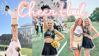 ALL OF MY WAKE FOREST CHEER UNIFORMS | College Cheer Gear Haul