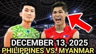 PHILIPPINES VS. MYANMAR DECEMBER 13, 2025 | MENS VOLLEYBALL GAME ANALYSIS | SEA GAMES 2025