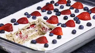 Strawberry Icebox Cake (No Bake)