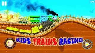 Fun Kids Train Racing Games : Train Racing Android Gameplay For Kids 2018