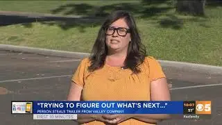 VIDEO: Trailer stolen from north Phoenix company