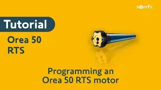 HOW TO: Program an Orea 50 RTS motor