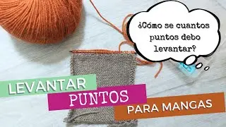 Cómo levantar puntos para tejer mangas, cuello o vistas