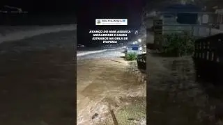 Avan&ccedil;o do mar assusta em Itapema Meia Praia Sc #dicas #tour #alerta #mar #viralizar #viral #memes