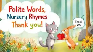 Say Thank You | Polite Words Nursery Rhymes Song with Lyrics for Toddlers & Kindergarten Kids