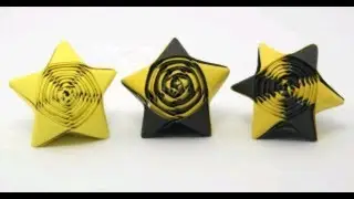 Origami straw stars