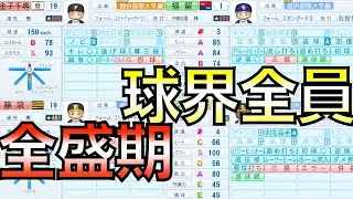 12球団全選手を全盛期の能力にしたらどこが優勝するのか【eBASEBALLパワフルプロ野球2021】