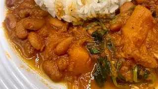 Puerto Rican Beans with Pumpkin! Habichuelas con Calabaza!