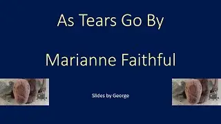 Marianne Faithful   As Tears Go By  KARAOKE