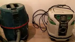 Сравнение :Пылесос Bosch GAS 20 L\пылесос Hitachi RP150YB
