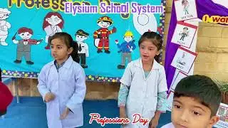 Professions Day Activity - kids performance on Poem Who Do You See
