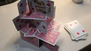 Card House STEM for Tinker Tuesday activity.