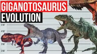 Giganotosaurus Evolution 2000 - 2022 | Jurassic World Dominion, Jurassic Evolution
