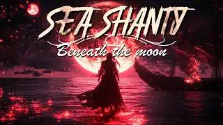 Beneath the Scarlet Moon | Dark Folk Sea Shanty ⚓ Lyrics Video