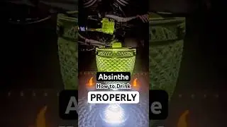 How to drink Absinthe | Absinthe the green fairy 🧚 #absinthe