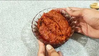 Tomato Chilli Pacchadi #chutney #recipe #trending #video #redchilli #thepradnyasplatter 