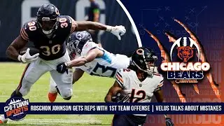 Roschon Johnson Gets Reps With 1st Team Offense | Velus Talks About Mistakes