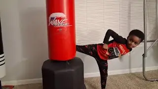 Karate Kicks and Combinations #taekwondo #karate #kidsvideo #fun #play #workout #kicks #kids 