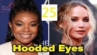 25 Celebrities With Hooded Eyes comp