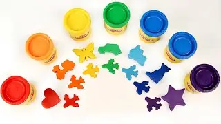 Learning Rainbow Colors with Play Doh + More Kids Videos
