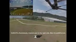 190kmh aerial camera platform: No post stabilization. As if the camera is on the rail in the air.