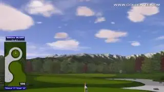 Golden Tee Great Shot on Teal Garden !