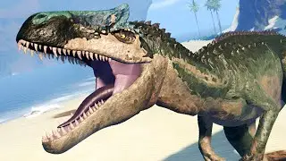 Master Allosaurus! Carnotauruses, Deadly Enemies | Roblox: Fallen Ashes