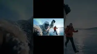Yeti's EPIC Ice Fishing Shock! Hiker Freaks Out! ❄️🦍 #YetiVibes