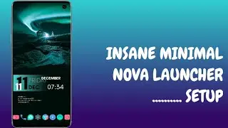 Insane Minimal Android Homescreen Setup !(lo-fi)