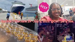 Carnival Pride-June 29 - July 6, 2025.