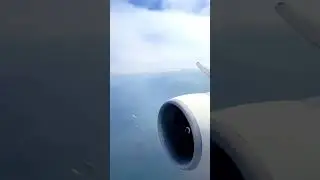 Turkish Air Lines Boeing 777-300 approaching Istanbul over the Marmara Sea ❣️🥀❤️ #turkishworld