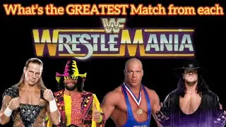 GREATEST Match from Every WWE Wrestlemania? - The Brackets (Qualifier)