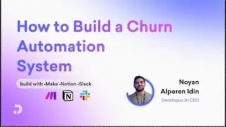 How to Build a Churn Automation System with AI | Slack + Notion + Make Tutorial