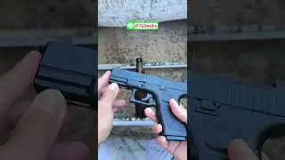 E&C Glock 19 Gen 3 MOS ทดสอบยิงขวดแตก #airsoft  #bbgun #fakegun