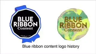 Blue ribbon content logo history