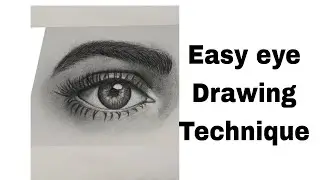 Easy Eye Drawing for Beginners | Pencil Sketch