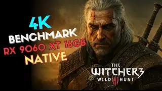 The Witcher 3 Wild Hunt Next-Gen | 4K Native Gameplay Benchmark | RX 9060 XT 16GB